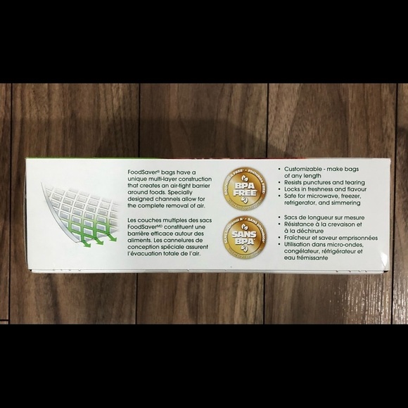 🎄Food  saver heat seal rolls x 2 - 8” x 20’ NIB - Picture 2 of 6